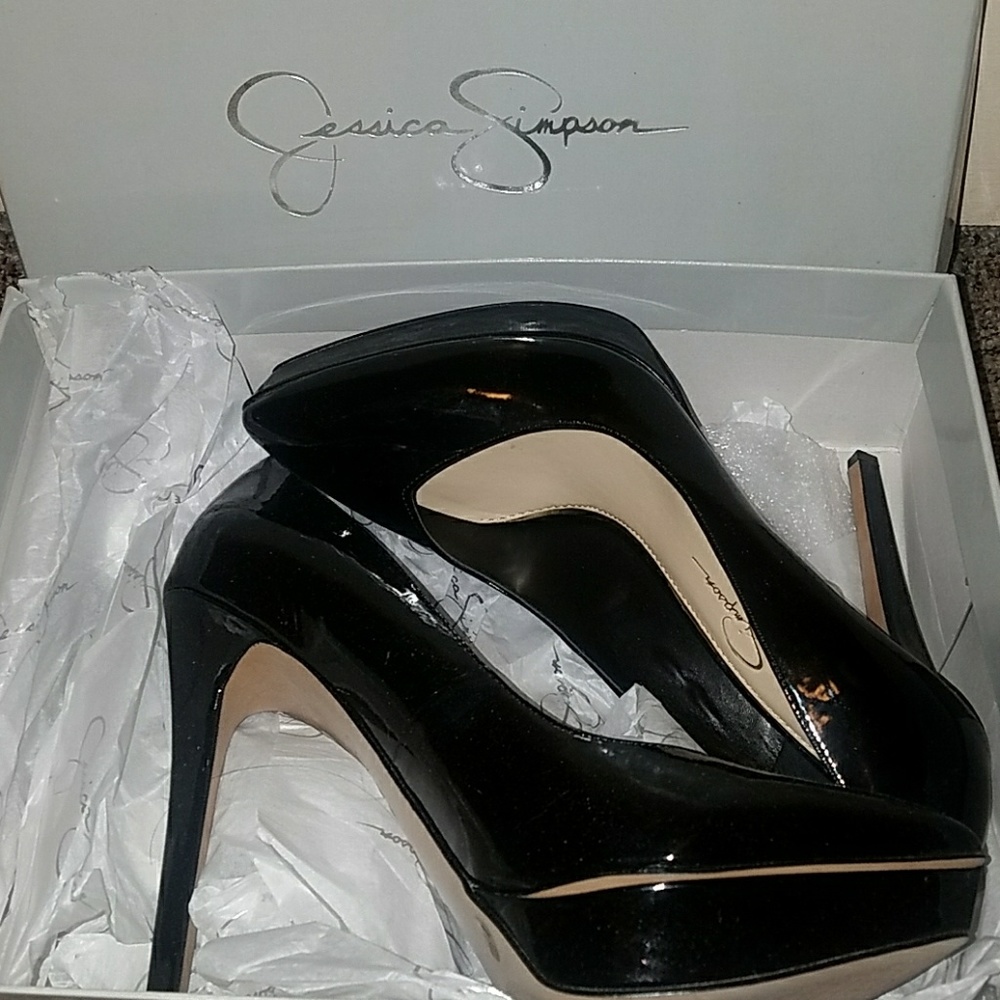 Jessica Simpson Venisse Patent Leather Shoes